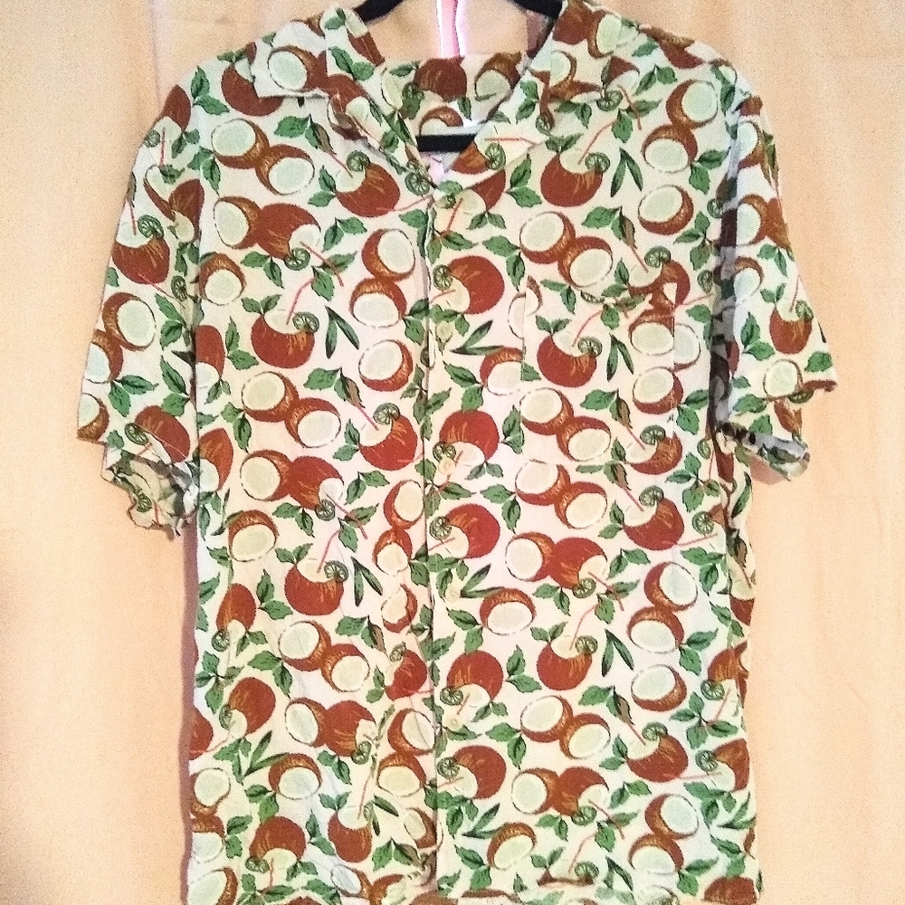 Goodfellow Coconut Hawaiian Shirt